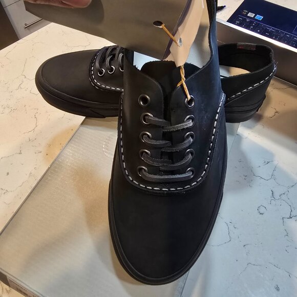 OTW by Vans Era Moc Stitch BLACK VN000EBTBLK1 Men's Size 10 LEATHER SHOES NEW - Picture 4 of 15